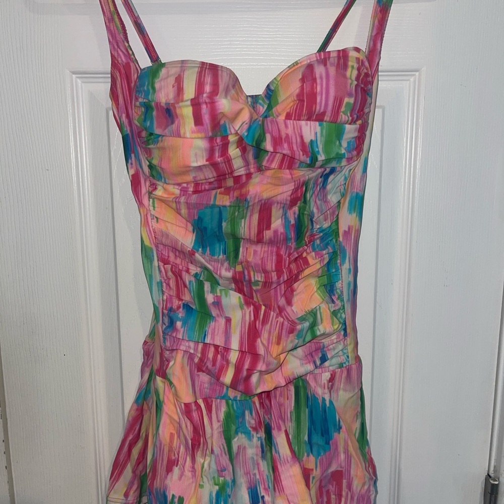 VENUS Multicolor One-Piece Bathing Suit Sz 10